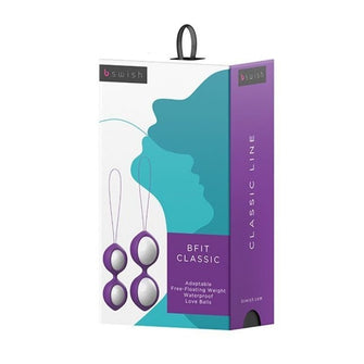 Set Bile B SWISH BFIT CLASSIC VIOLET pentru exercitii Kegel