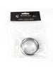 Inel pentru penis Bound to Please - Metal Cock Ring, din metal, argintiu, 40 mm
