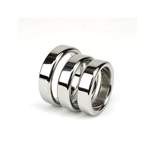 Inel pentru penis Bound to Please - Metal Cock Ring, din metal, argintiu, 40 mm