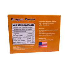 Capsule Dragon Power - Male Enhancement, pentru erectie puternica si imbunatatirea performatelor sexuale, 6 buc