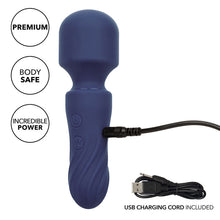 Aparat de masaj și vibrator CALEXOTICS - CHARISMA CHARM, pentru corp si zonele intime, 12 functii de vibratie, mov