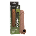 Manson CALEXOTICS - Performance MAXX 8'', pentru extensia penisului, din silicon, maro