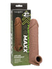 Manson CALEXOTICS - Performance MAXX 8'', pentru extensia penisului, din silicon, maro