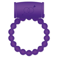 Inel vibrator CASUAL LOVE pentru cupluri din silicon, violet