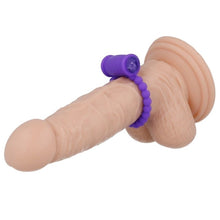 Inel vibrator CASUAL LOVE pentru cupluri din silicon, violet