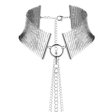 Choker din plasă metalică cu lanț reglabil BIJOUX - Desir metallique, pentru femei, Silver