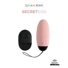 Ou vibrator CLARA MORGANE My Vibrating Secret Egg, control prin telecomandă și aplicație, 10 functii de vibratie, roz