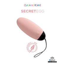 Ou vibrator CLARA MORGANE My Vibrating Secret Egg, control prin telecomandă și aplicație, 10 functii de vibratie, roz