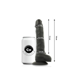 Dildo flexibil COCK MILLER, din silicon, negru, 18 cm