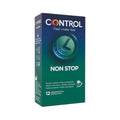 Prezervative cu striatii, CONTROL NONSTOP Points & Stripes, efect de intarziere ejaculare, 1 cutie x 12 buc