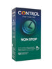 Prezervative cu striatii, CONTROL NONSTOP Points & Stripes, efect de intarziere ejaculare, 1 cutie x 12 buc