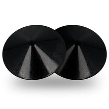 Ornamente autoadezive pentru sani COQUETTE CHIC DESIRE rotunde, Negru metalic