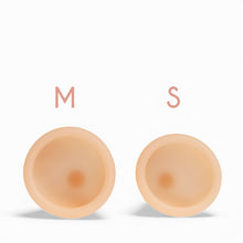 Cupe menstruale FEMI.EKO®, din silicon medical, protecție până la 12 ore, mărime M, bej