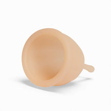 Cupe menstruale FEMI.EKO®, din silicon medical, protecție până la 12 ore, mărime S, bej