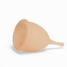 Cupe menstruale FEMI.EKO®, din silicon medical, protecție până la 12 ore, mărime S, bej