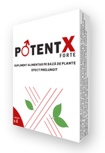 Capsule POTENTX Forte, pentru susținerea potenței, erecției, libidoului și vitalității masculine, 4 capsule