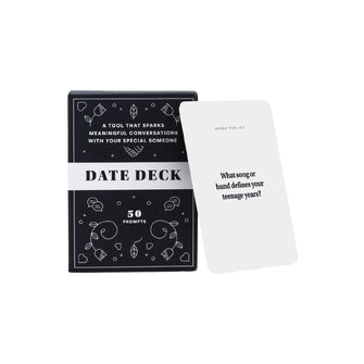 Carti de joc, Sex Cards Date Deck 50, negru