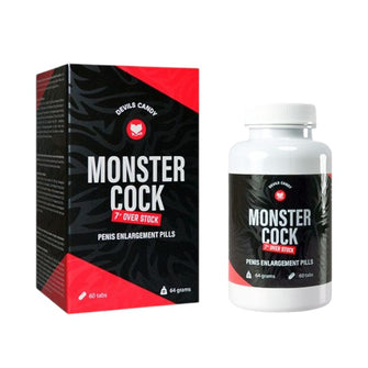 Capsule DEVIL’S CANDY Monster Cock, pentru mărirea penisului și îmbunătățirea performanțelor sexuale, 60 buc