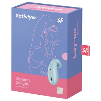 Vibrator SATISFYER - DIPPING DELIGHT tip Lay-On, 12 funcții de vibrații