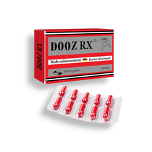 Capsule DOOZ RX, pentru erecție fermă și stimularea libidoului masculin - 10 bucăți