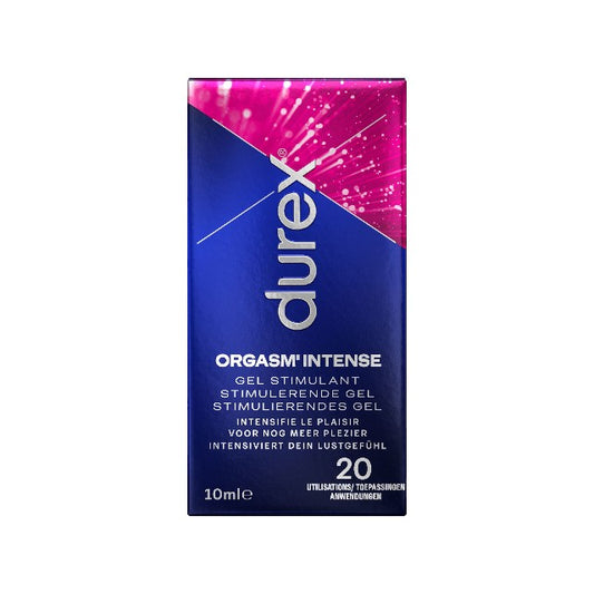 Gel DUREX Orgasm Intense, pentru stimularea clitorisului și intensificarea orgasmului, cu efect de răcire și încălzire, 10 ml