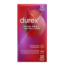 Prezervative ultra subtiri Durex Thin Feel, Extra Lubrifiate, 56 mm, 1 cutie x 10 buc