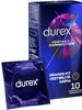Prezervative Durex - Perfect Connection, lubrifiate si rezistente, 1 cutie x 10 buc,56 mm
