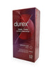 Prezervative ultra subtiri Durex Thin Feel, Extra Lubrifiate, 56 mm, 1 cutie x 12 buc