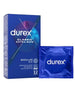 Prezervative clasice Durex Classic Extra Safe, lubrifiate si rezistente, 56 mm, 1 cutie x 12 buc