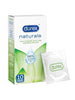 Prezervative fine Durex Naturals, cu lubrifiant natural, 56 mm, 1 cutie x 10 buc