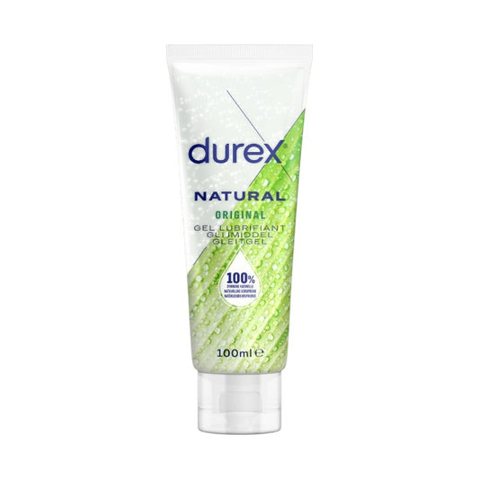 Lubrifiant Durex Natural Original, pe baza de apa, 100 ml