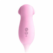 Jucarie sexuala Elva Dual Purpose, 9 functii de stimulare cu aer, 7 trepte de vibrare, roz, rezistent la apa