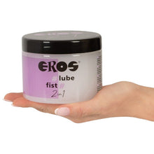 Gel Lubrifiant EROS - LUBE FIST 2 in 1, foarte alunecos, ofera relaxare, asigura o penetrare fara durere, 500 ml