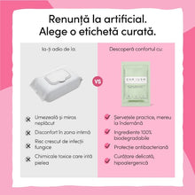 Șervețele intime ENROUSH 10 Refreshing Intimate Wipes, hipoalergenice, biodegradabile, pH echilibrat, cu extract de mușețel, 10 buc