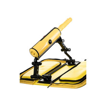 Mașină de sex MOTOR LOVERS F*ckBag Sex Machine, control prin telecomandă, funcție de încălzire, 190 mișcări/minut, cu 3 viteze reglabile, galbenă