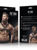 Ham sexy FETISH Submissive Attitude- BULLDOG HARNESS, pentru barbati, din piele ecologica, negru
