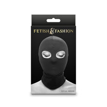 Cagula FetishFashion - Eyes Hood, pentru jocuri erotice BDSM, neagra