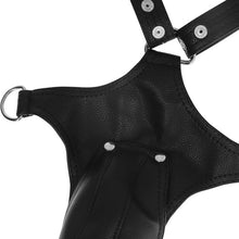 Ham bărbătesc FETISH SUBMISSIVE ATTITUDE V-shape cu chilot din piele ecologică