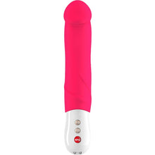 Vibrator FUN FACTORY Big Boss, design curbat pentru stimularea punctului G, 12 funcții de vibrație, rezistent la apă, roz