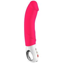 Vibrator FUN FACTORY Big Boss, design curbat pentru stimularea punctului G, 12 funcții de vibrație, rezistent la apă, roz