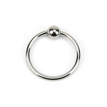 Inel pentru penis Bound to Please - Glans Ring, din metal, argintiu, 30 mm