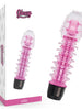 Vibrator GLOSSY - Axel, pentru stimulare intensa, roz, 14 cm