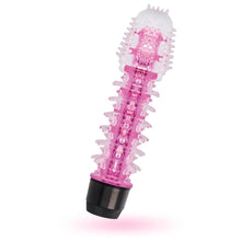 Vibrator GLOSSY - Axel, pentru stimulare intensa, roz, 14 cm