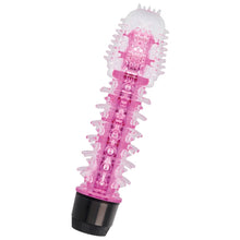 Vibrator GLOSSY - Axel, pentru stimulare intensa, roz, 14 cm