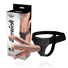 Ham Strap-On HARNESS ATTRACTION - DERICK ARTICULABLE universal cu dildo realist, 22.5 cm inclus