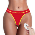 Chilot cu stimulator LOVETOY Vibe and Fuck, chilot cu logo decorativ, bullet vibrator inclus, funcții multiple de vibrare, control prin telecomandă XS/S