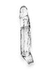 Manșon realist Get Real by TOY JOY, lungime 19 cm, din material moale TPE, transparent
