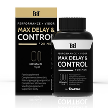 Capsule MAX Delay & Control, Blackbull by Spartan, pentru imbunatatirea performatelor sexuale si intarzierea ejacularii, 60 buc