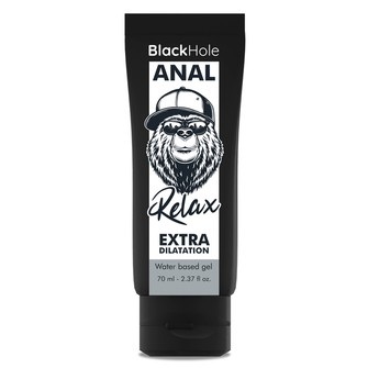 Lubrifiant anal BLACK HOLE - Extra Dilatation, textură groasă, relaxant, pe bază de apă, 70 ml