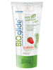 Lubrifiant natural , BIOglide Strawberry, pe baza de apa, cu aroma de capsuni, 80 ml